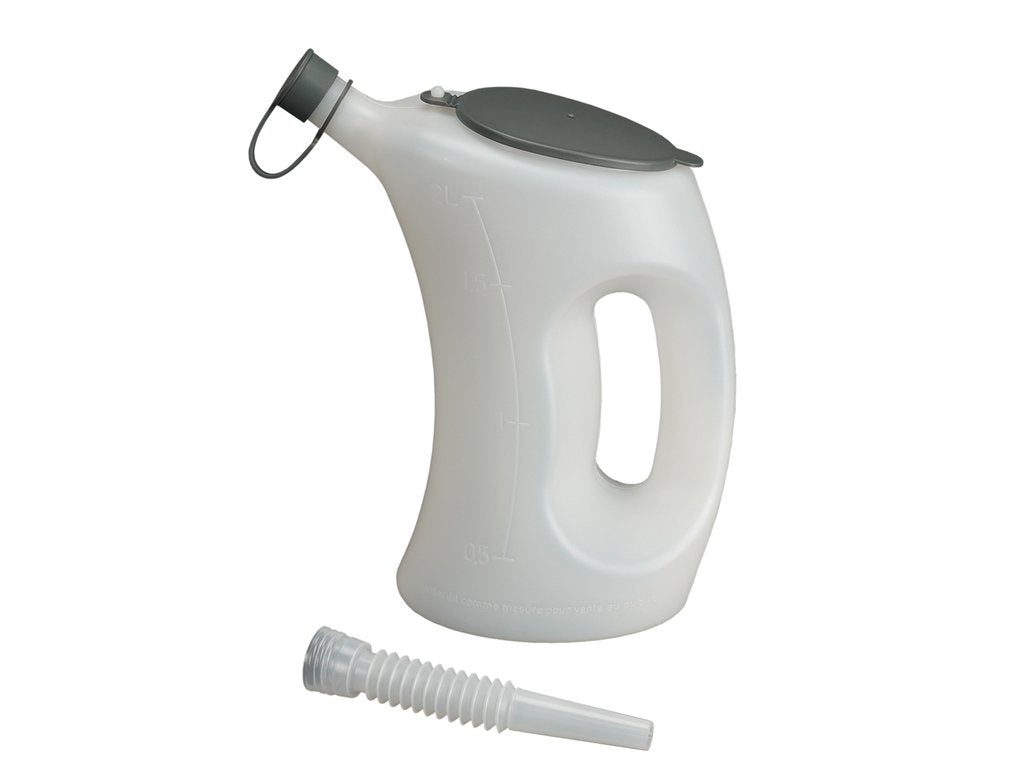 Messbecher mit Deckel-FLA-PE, 2 l-transparent