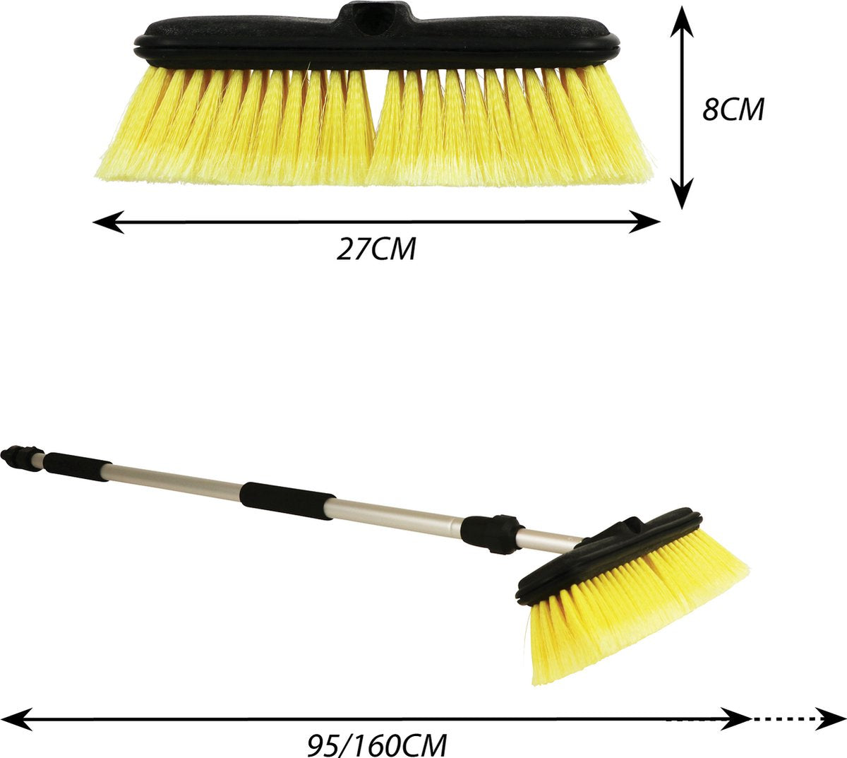 Protecton Autowaschbürste mit Verlängerungsstange
