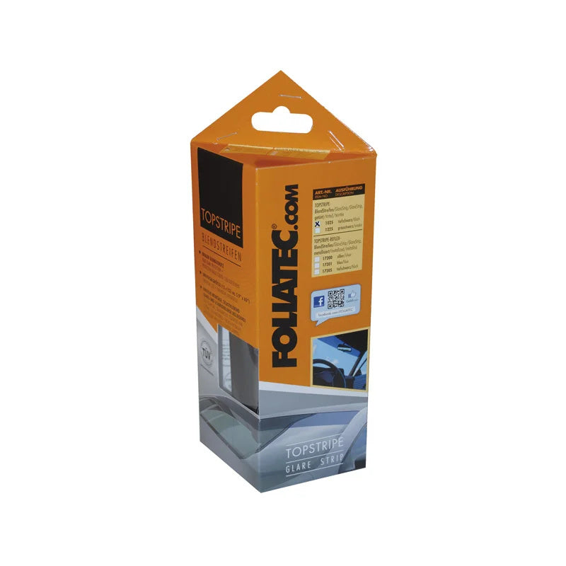 Foliatec Topstripe Sonnenfilter schwarz 15x152cm