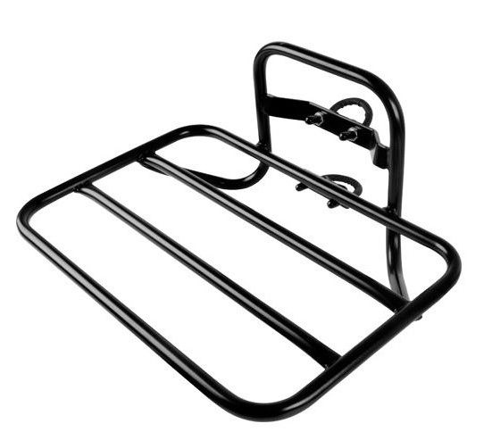 Vorderradgepäckträger Steco Transport 45x30cm mit Steuersatzhalterung - matt schwarz