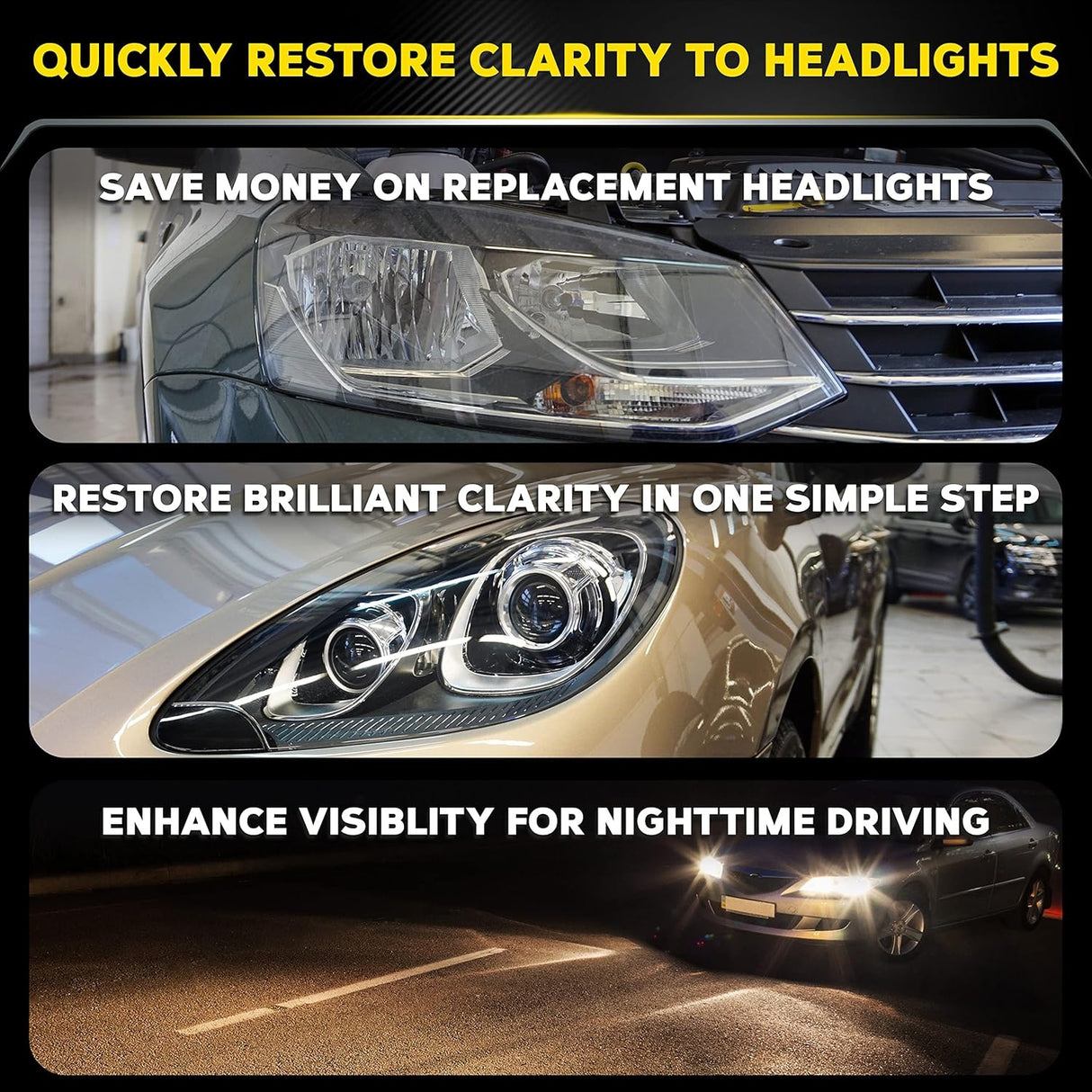 Meguiar's G12310EU Plast-X Klarer Kunststoffreiniger und Politur, 296 ml