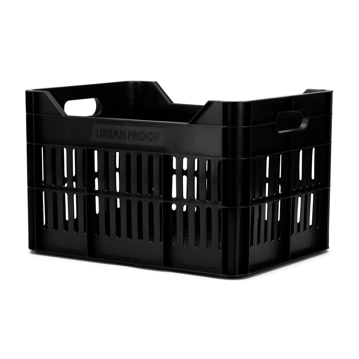 Recycelte Fahrradkiste Urban Proof 30 Liter - schwarz