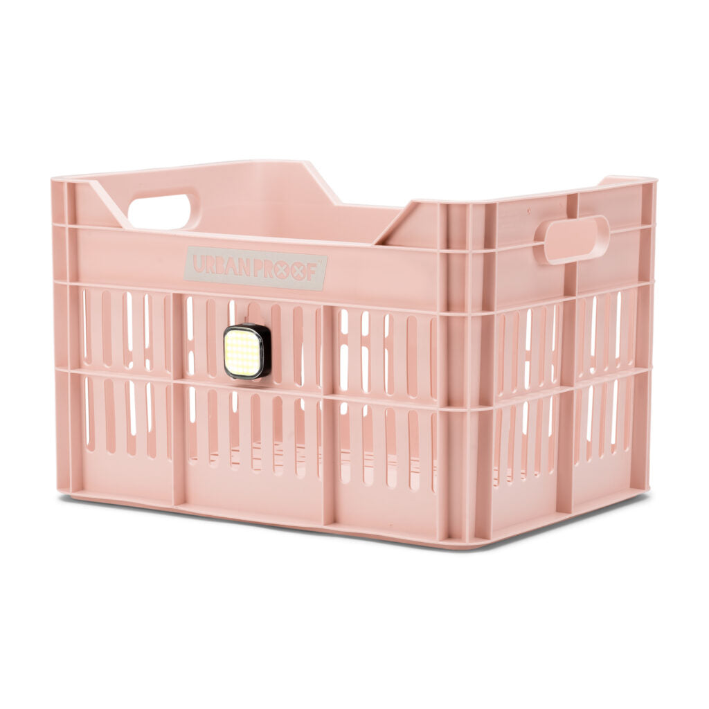 Recycelte Fahrradkiste Urban Proof 30 Liter - Warm Pink