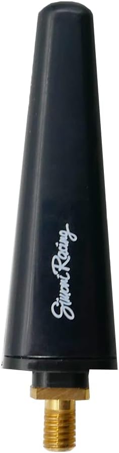Simoni Racing Aluminium 'Real' Antenne Spezial M6 - Schwarz - Länge 6cm - passend für Alfa/Fiat/Lancia