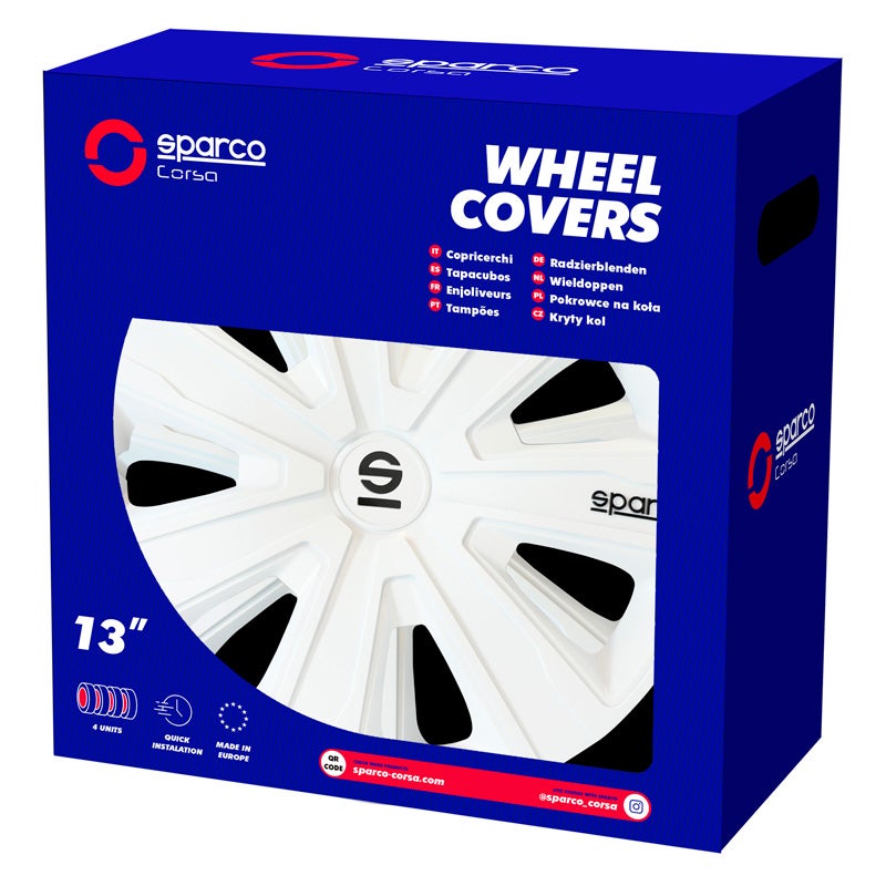 Sparco Radkappen Palermo 16 Zoll Weiß - 1 Stück