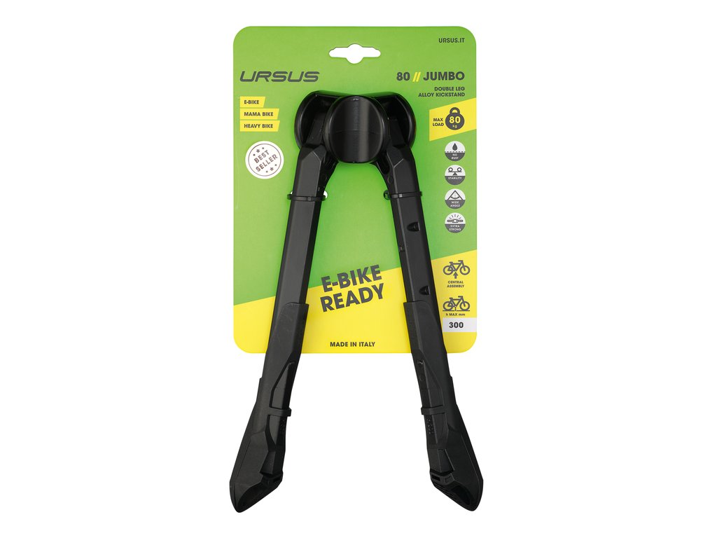 Ursus Jumbo 30 cm Zweibeinständer, Schwarz, Einheitsgröße 28"