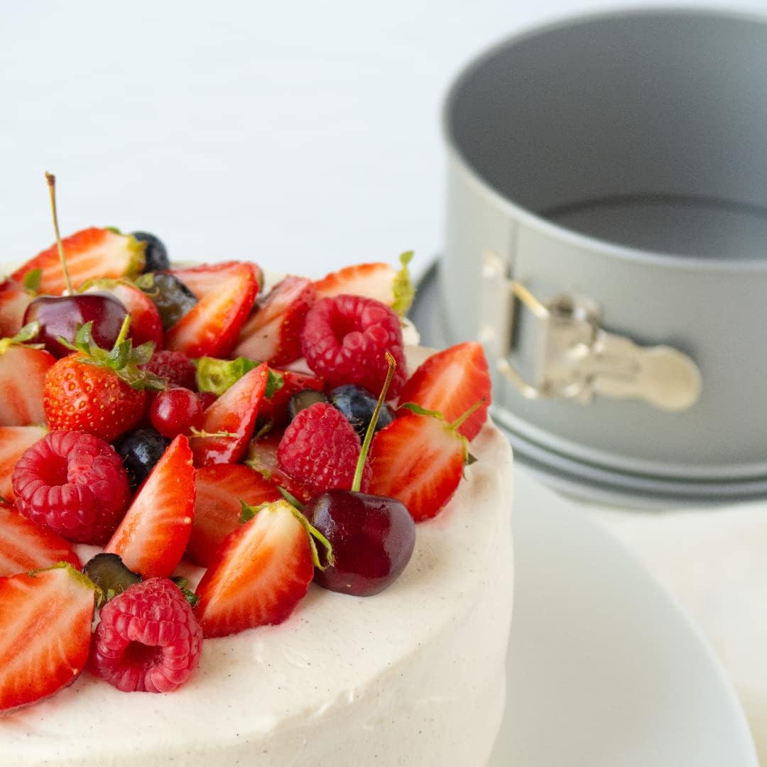 Patisse Silver-Top Deep Spring Form Pan 22 cm, Non-stick Multi Colour, 8 5/8"