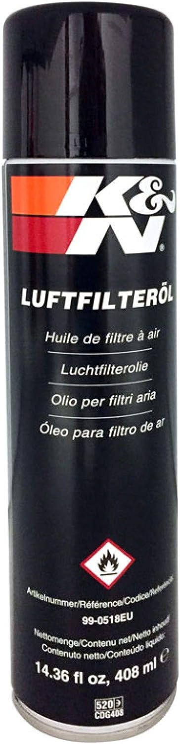 K&N Ersatz-Luftfilteröl Aerosol 408 ml (99-0518EU)