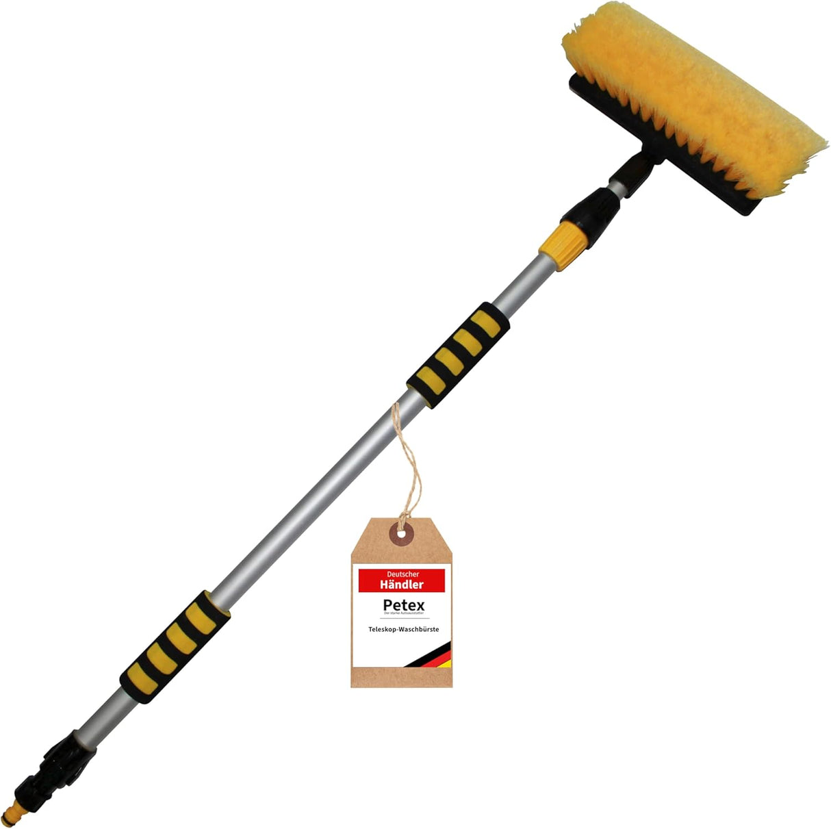 Petex Teleskop-Waschbürste Gelb 109 - 165 cm