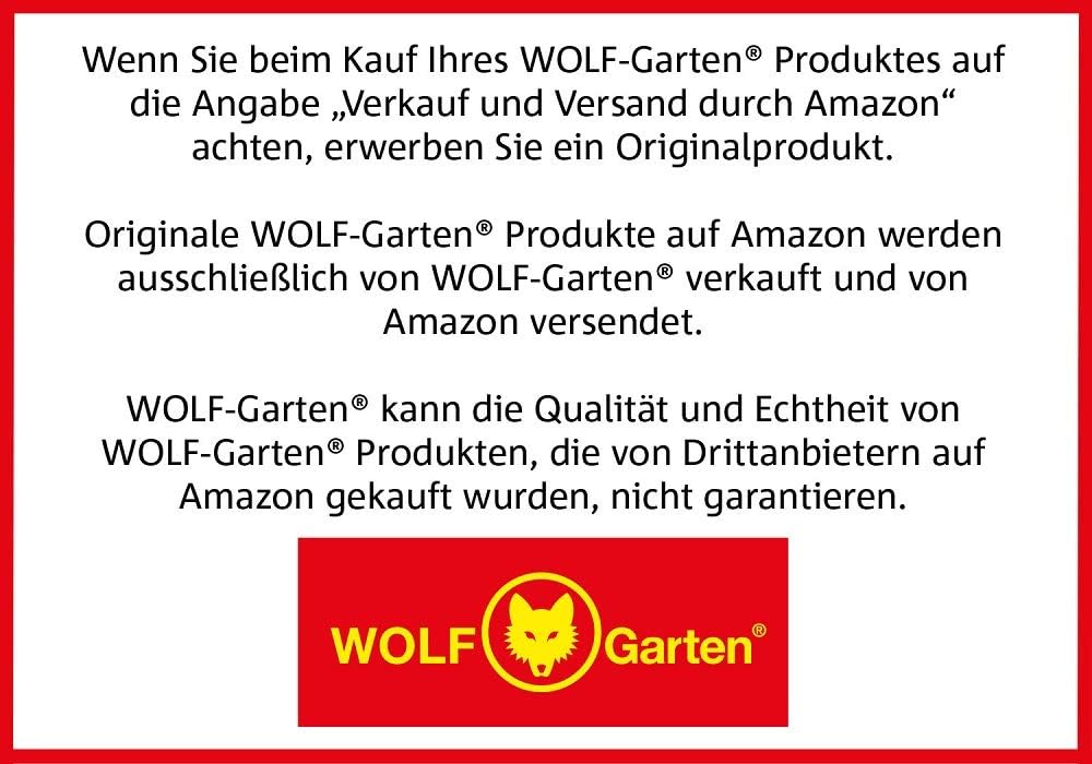Wolf-Garten RFM15 Multi-Change Push/Pull Weeder Cultivation Tool Head, Red, 15 cm