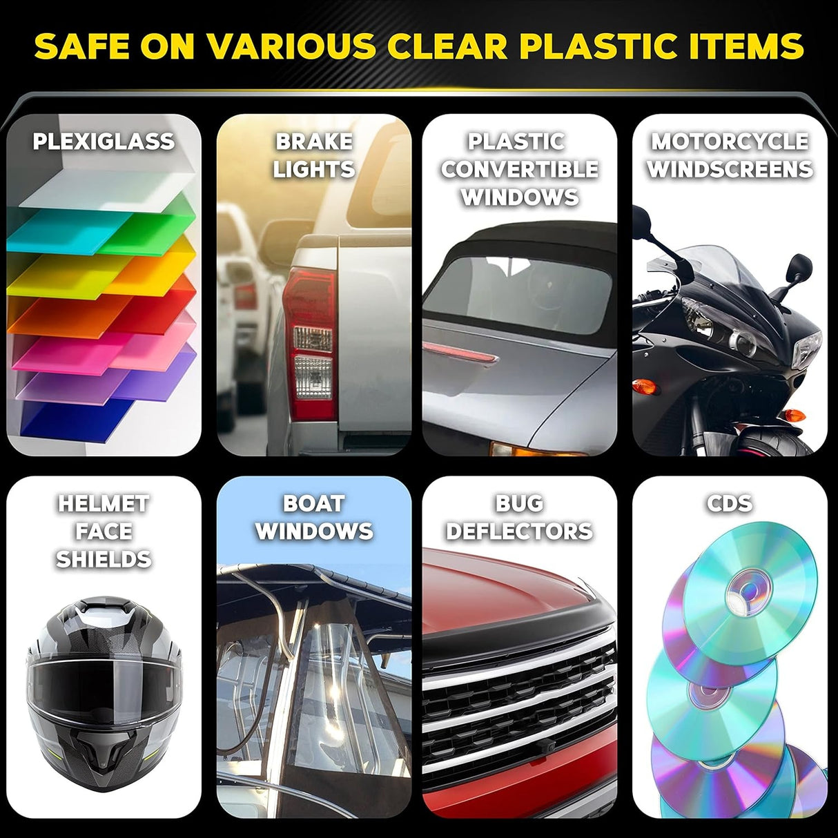 Meguiar's G12310EU Plast-X Klarer Kunststoffreiniger und Politur, 296 ml