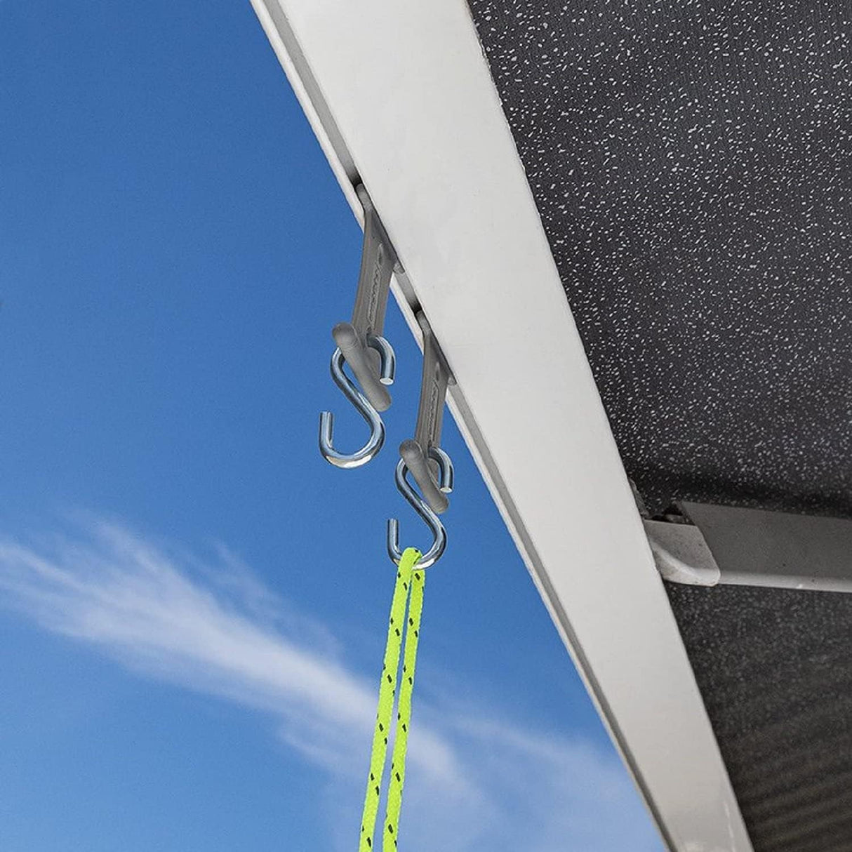 Aufhänger mit S-Haken für Zeltschiene 5/6mm und 7/8mm - Set