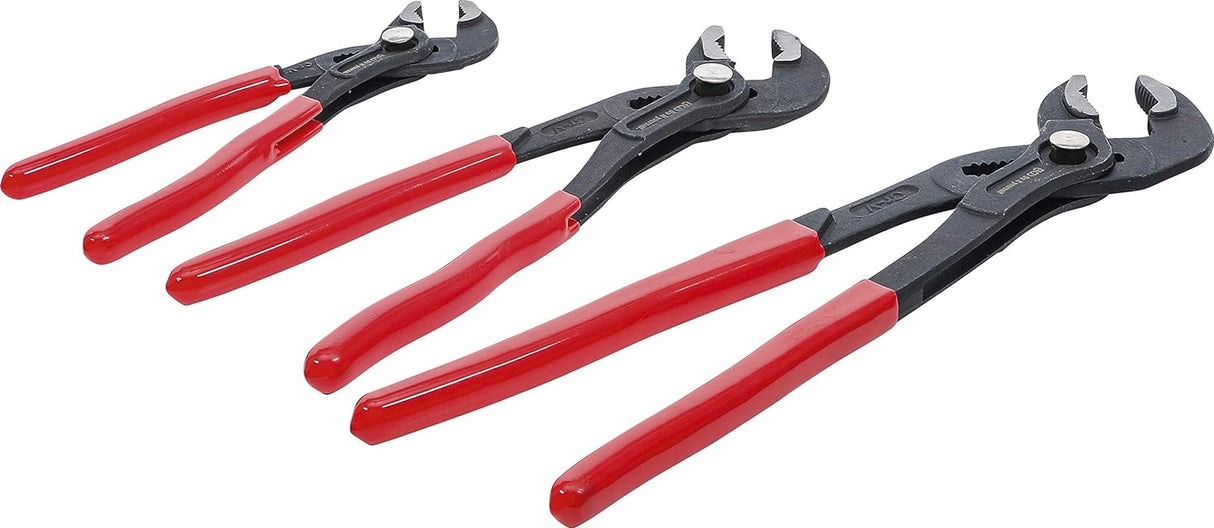 BGS DIY 75209 | Water pump pliers set | 175 / 240 / 300 mm | 3 pcs.
