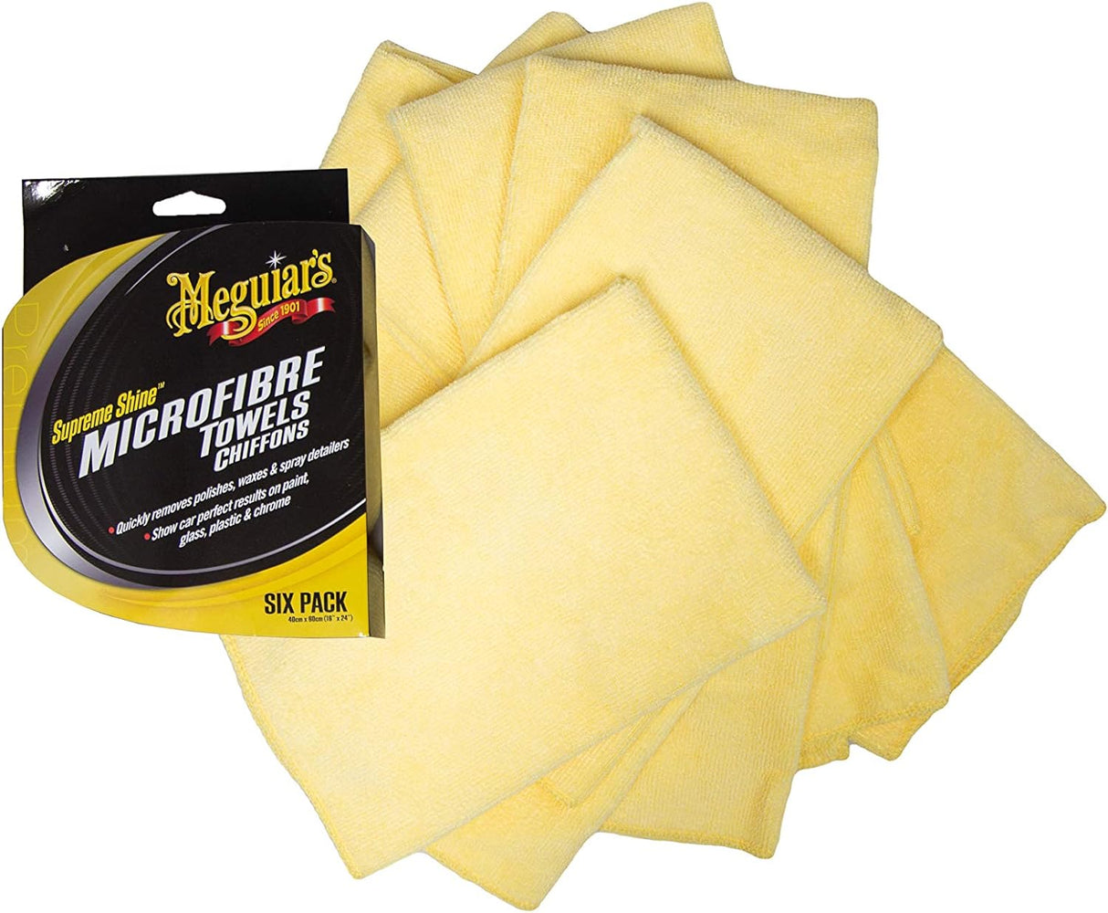 Meguiar's X2035EU Supreme Shine Mikrofaser (6er-Pack)