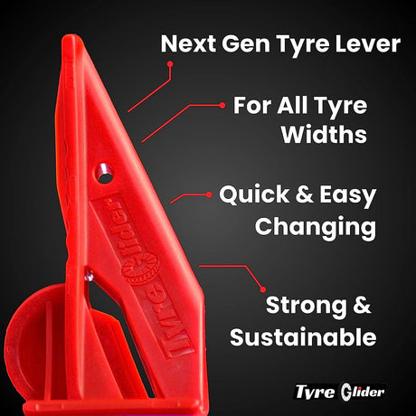 Tyre Glider | The Next Generation Tyre Lever | Tyre Lever Bicycle | Tyre Tool for Bicycles | For All Tyre Widths Including Mountain Bikes, Road Bikes and Gravel Wheels