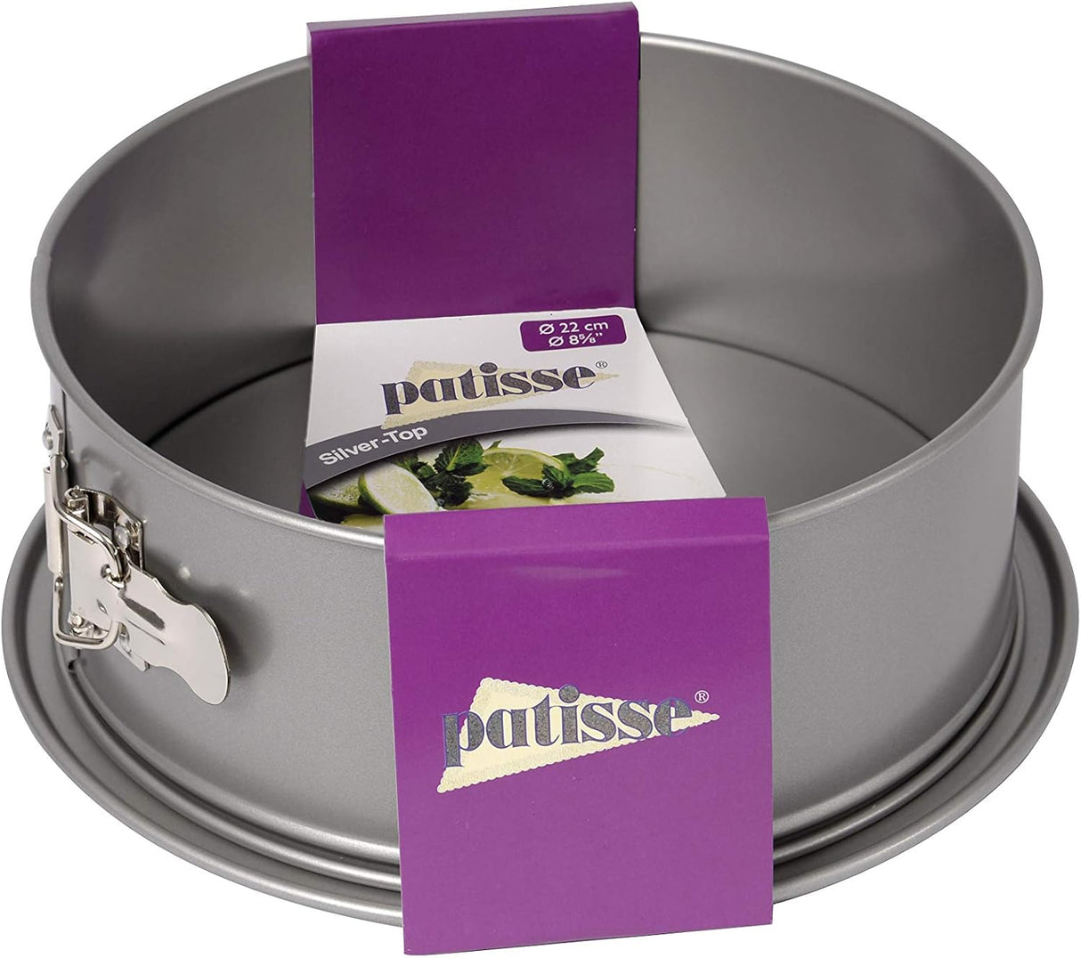 Patisse Silver-Top Deep Spring Form Pan 22 cm, Non-stick Multi Colour, 8 5/8"