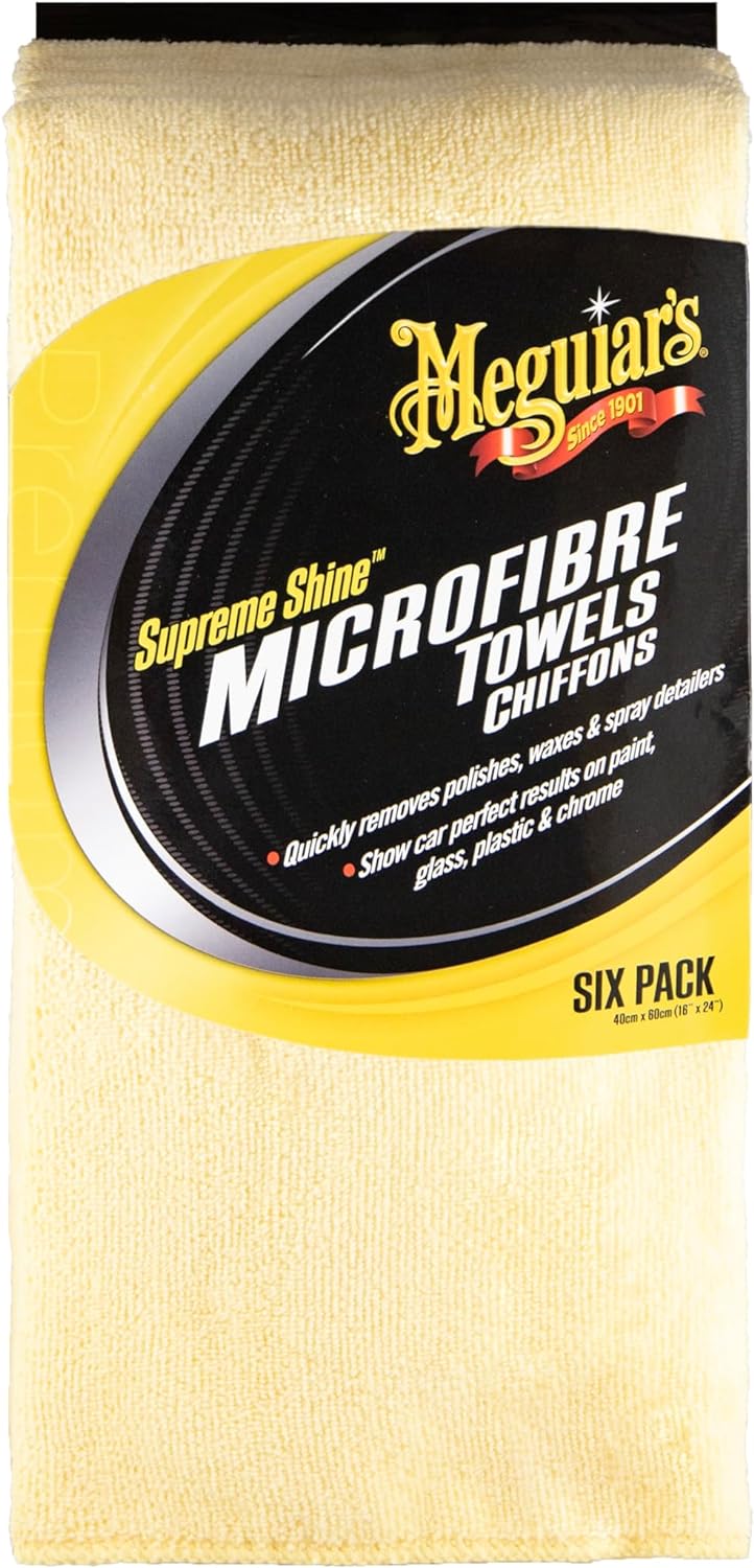 Meguiar's X2035EU Supreme Shine Mikrofaser (6er-Pack)