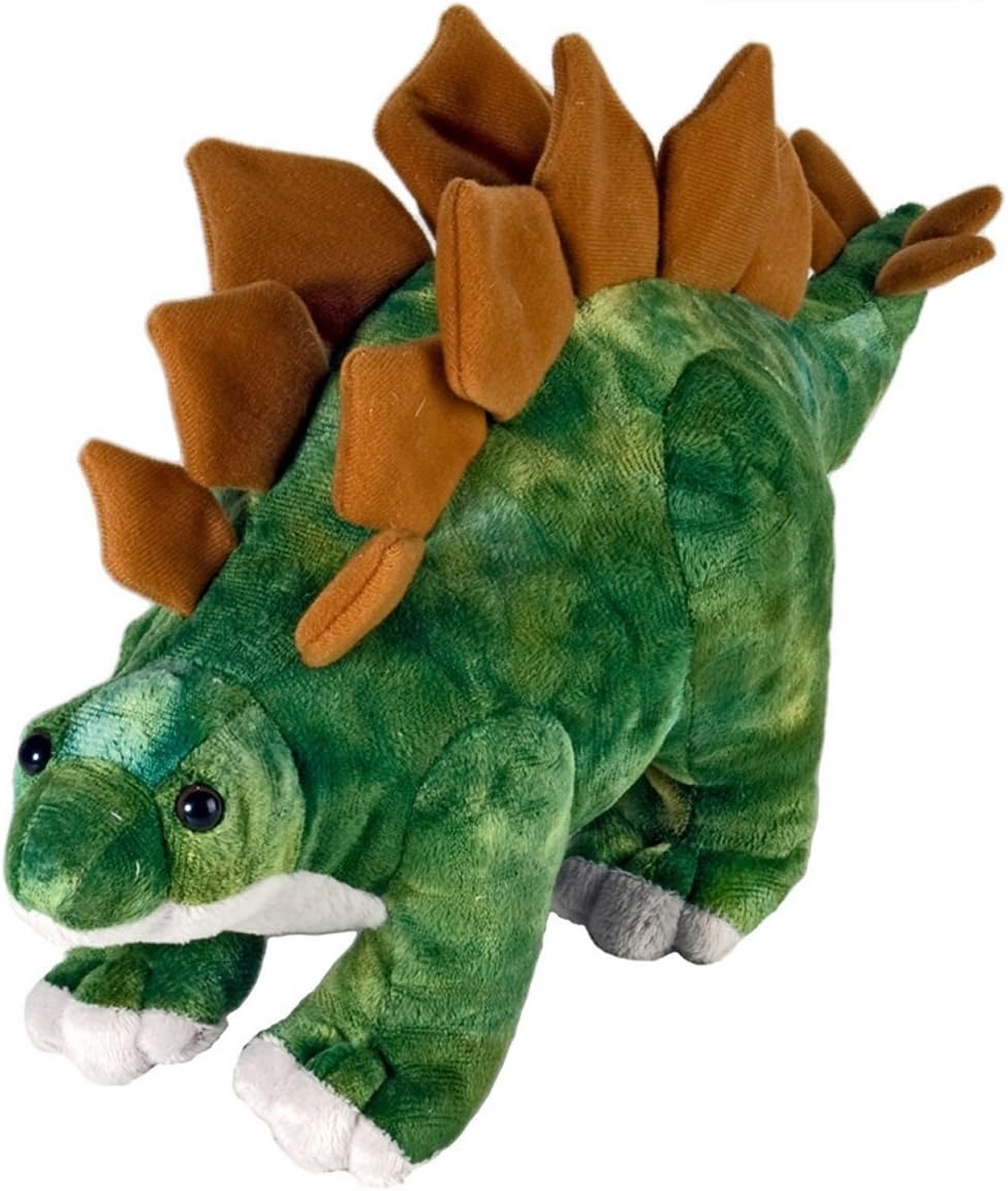 Wild Republic Stegosaurus Plush, Dinosaur Stuffed Animal, Plush Toy, Gifts for Kids, 10", Multicolor, (Model: 15489)