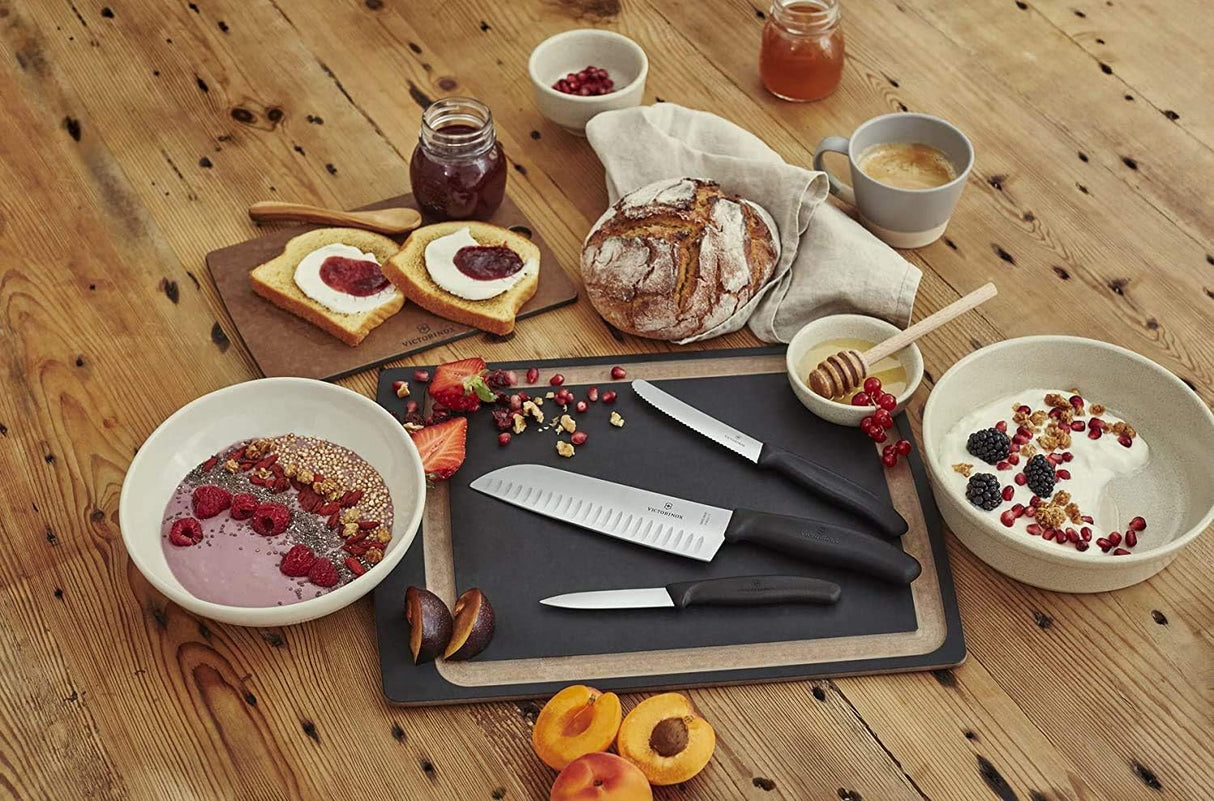 Victorinox Swiss Classic Tomato and Table Knife Set for Everyday Family Dining Serrated Blade in Black, Set of 6 GRAB LIST OF AMAZON SELLERS asinzen
