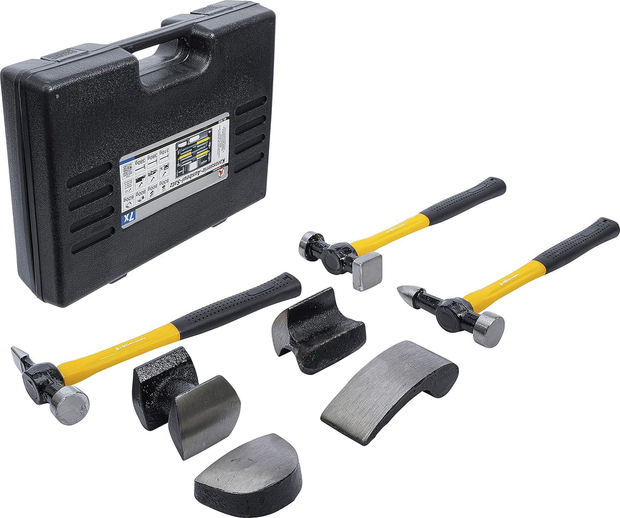 BGS Diy 1670 | Karosserie-Ausbeul-Set | 7-tlg.