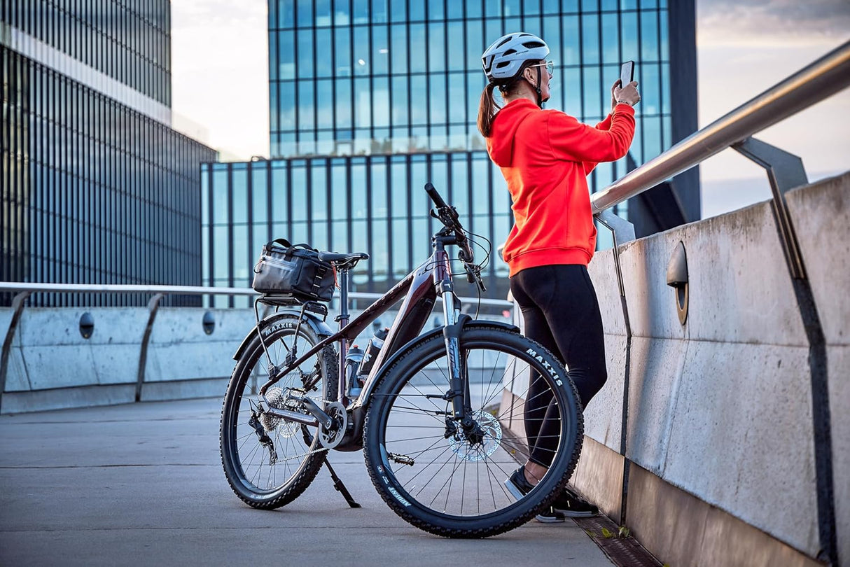 SKS GERMANY TOPCAGE BLACK Flaschenhalter für Fahrräder (Fahrrad-Flaschenhalter aus hochfestem, leichtem Kunststoff, verstellbarer Anschlag, variable Fanghaken für sichere Arretierung, ohne Schrauben)