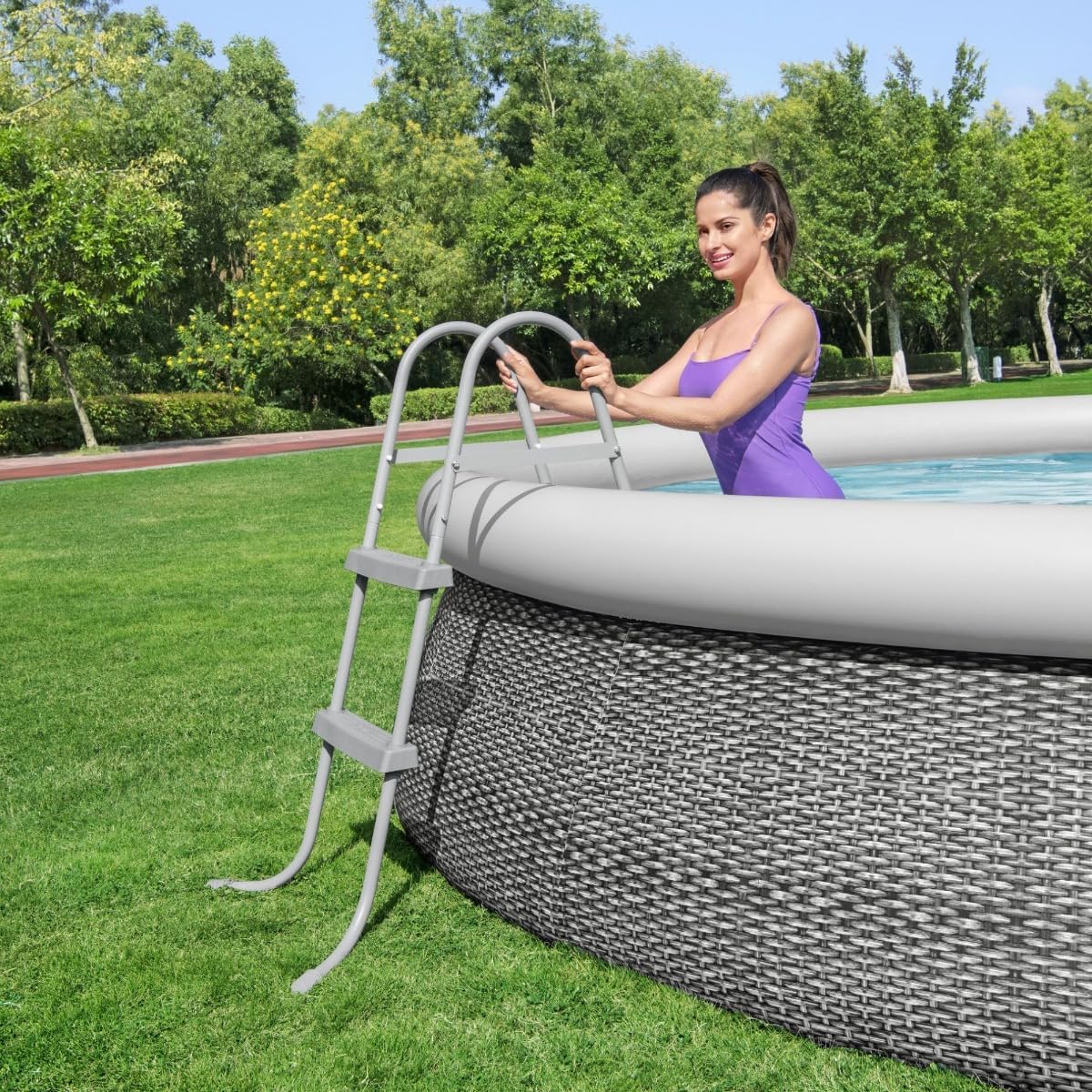 Bestway 33 Inch Above Ground Pool Ladder