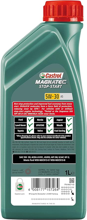 Castrol Motoröl Magnatec Stop-Start 5W-30 A5 1 Liter