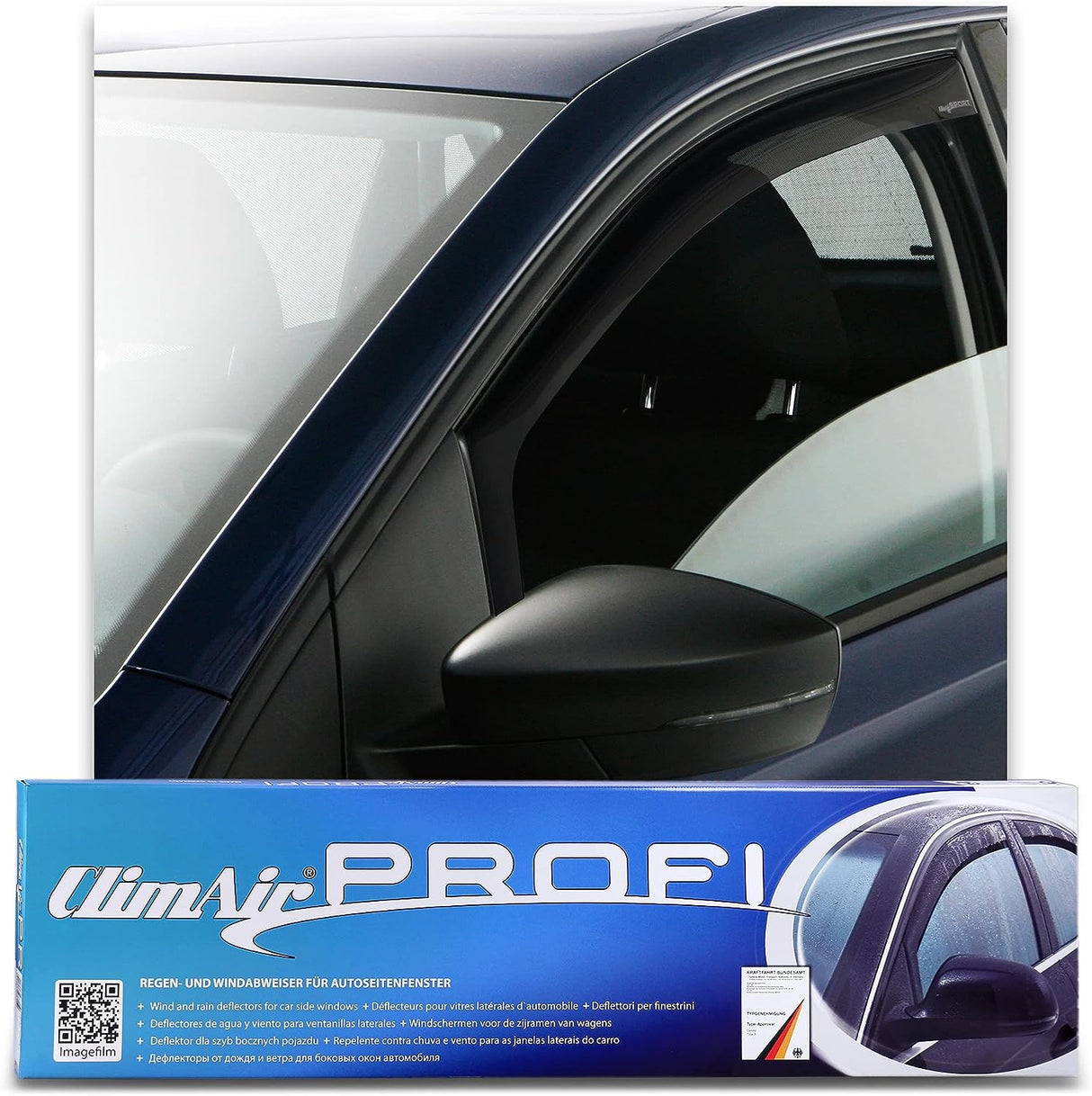 Fensterblenden dunkel passend für Mercedes V-Klasse/Vito/Marco Polo W447 2/4/5 Türen 2014-