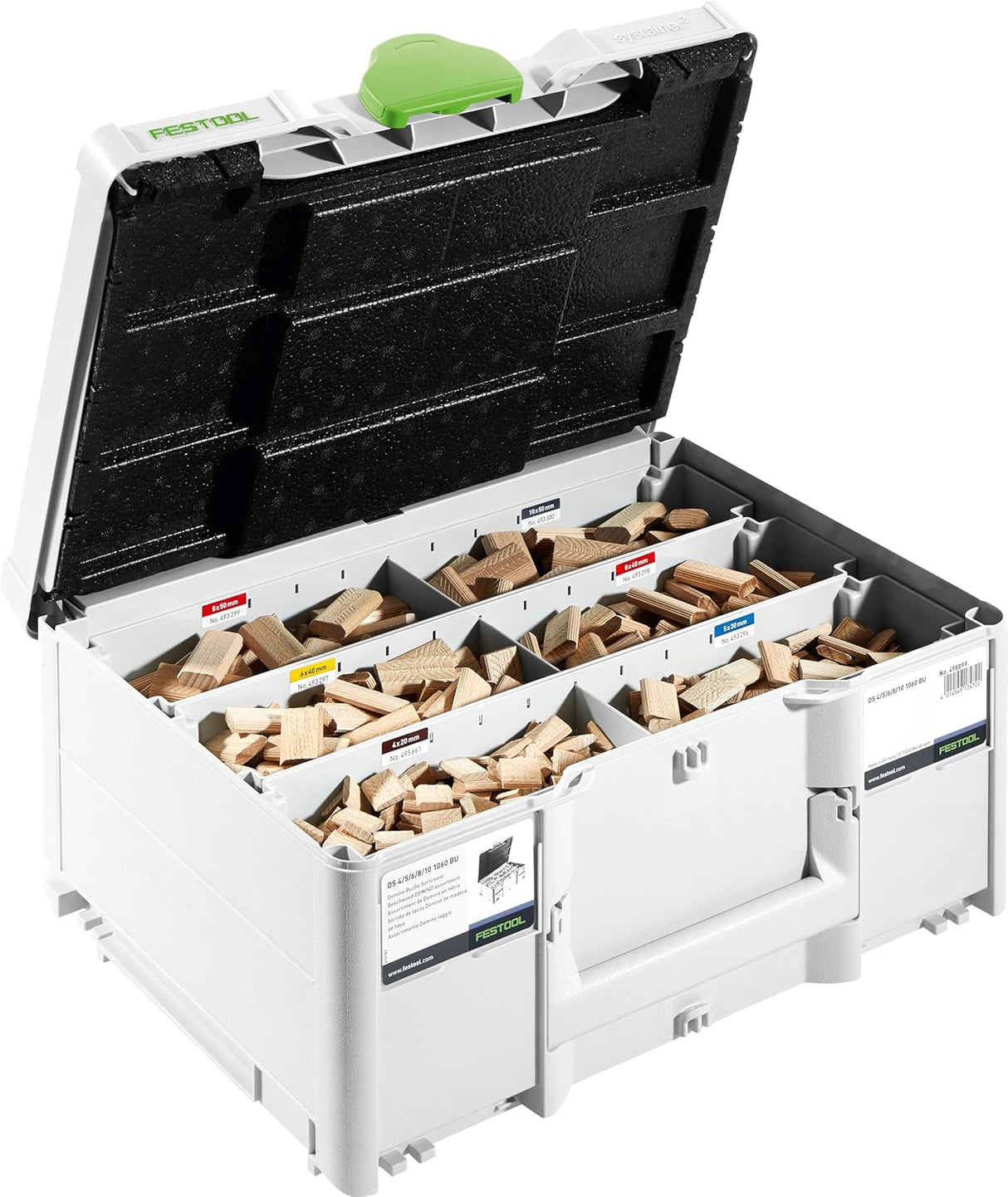 Festool 576794 Beech DOMINO Tenons Assortment Set DS 4/5/6/8/10 1060 BU GRAB LIST OF AMAZON SELLERS asinzen