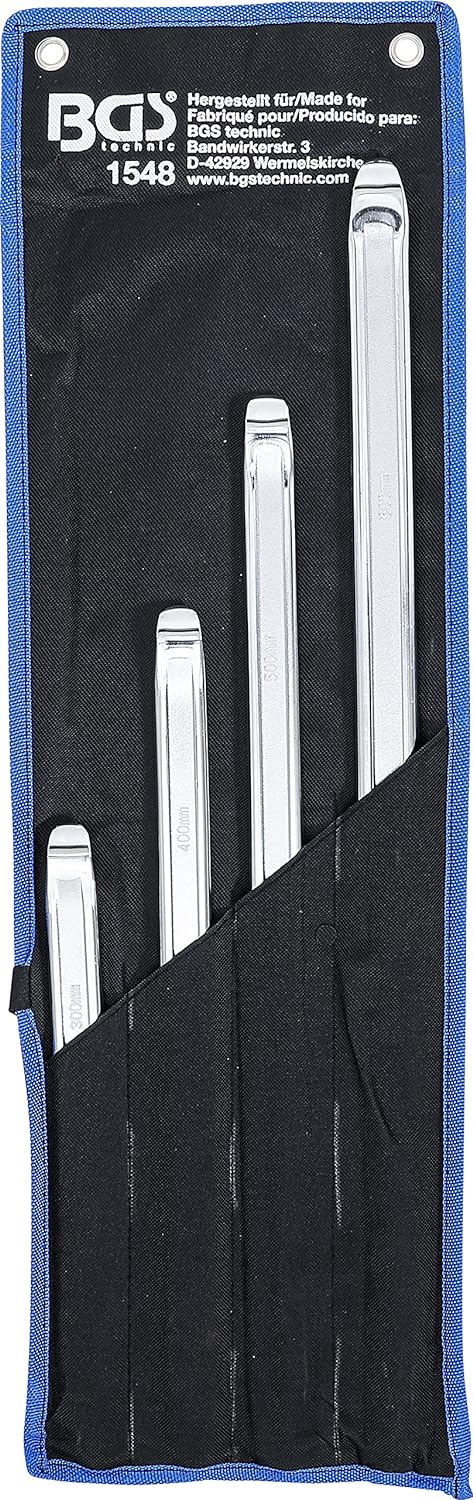BGS 1548 | Reifen-Montiereisen-Satz | 300 - 400 - 500 - 600 mm | 4-tlg, Silber/Schwarz