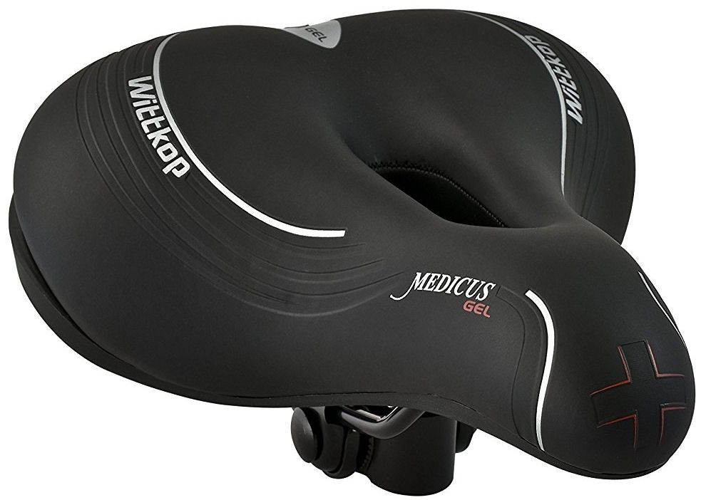 WITTKOP Fahrradsattel City / Grande Citta Medicus für Damen - Schwarz