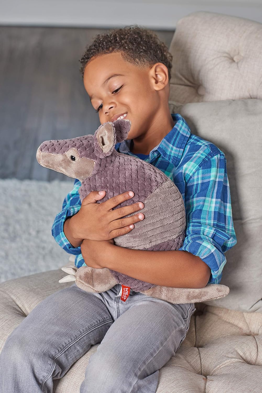 Wild Republic Armadillo Plush, Stuffed Animal, Plush Toy, Gifts for Kids, Cuddlekins 12"