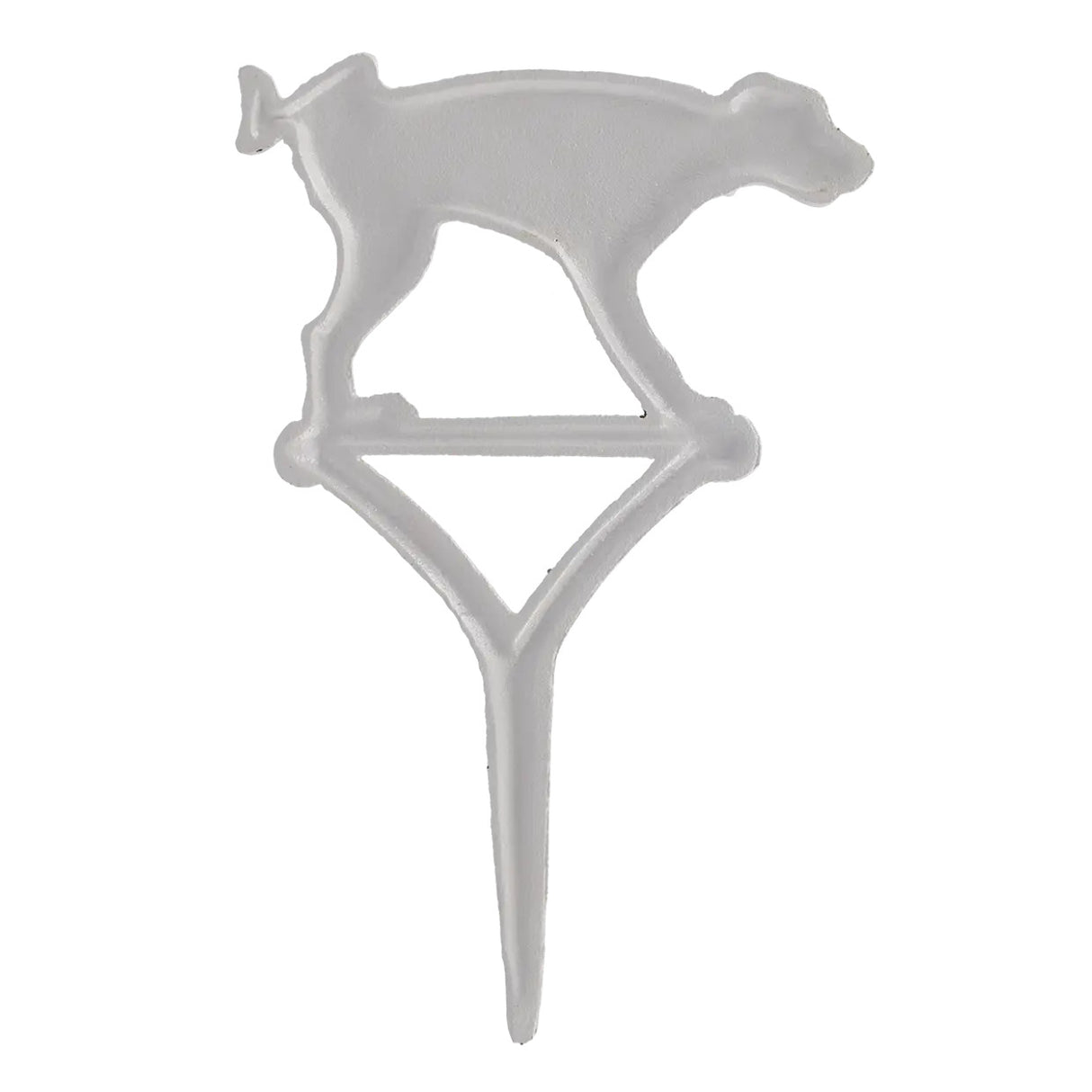 Esschert Design Dog sign peeing "No!" white