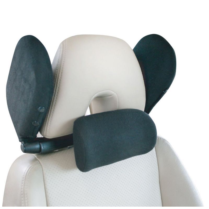 AutoStyle Comfortline Universal Adjustable Travel Head Rest - Black