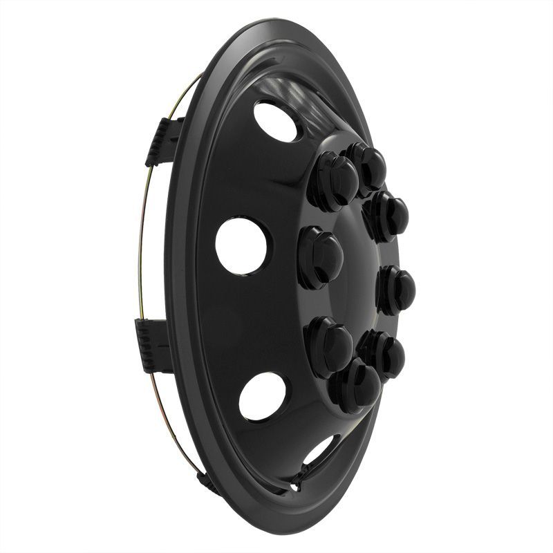 Auto-Style Radzierblenden Utah 16 Zoll eisschwarz (kugelförmig) - Satz mit 4 Stück