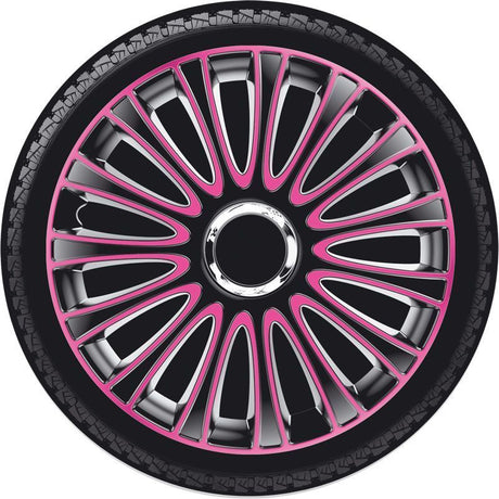 Set wheel covers LeMans 15-inch black/pink