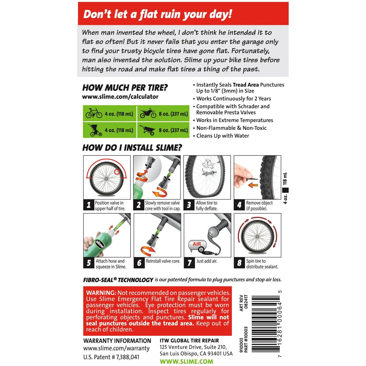 Schleimtuben-Versiegelungsmittel – 237 ml
