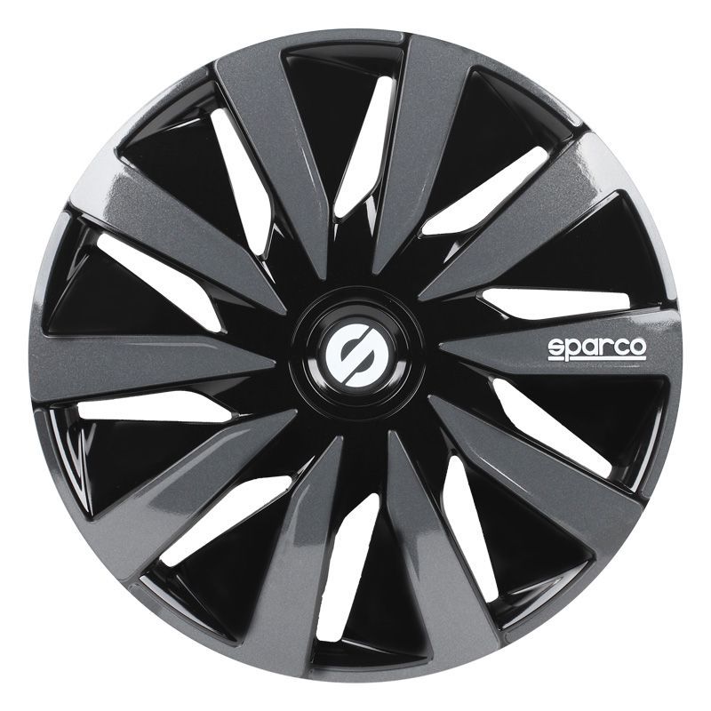 Set Sparco wheel covers Lazio 14-inch black/grey