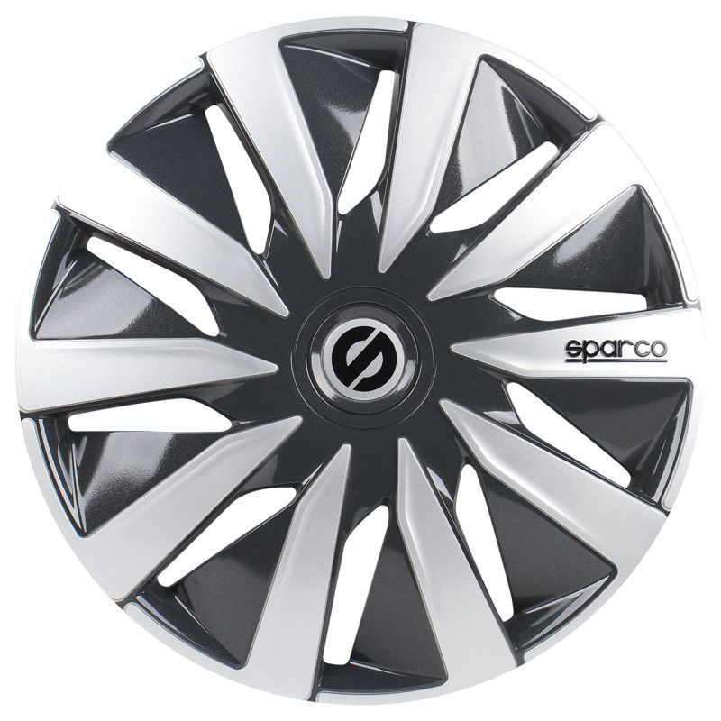 Set Sparco wheel covers Lazio 15-inch grey/silver