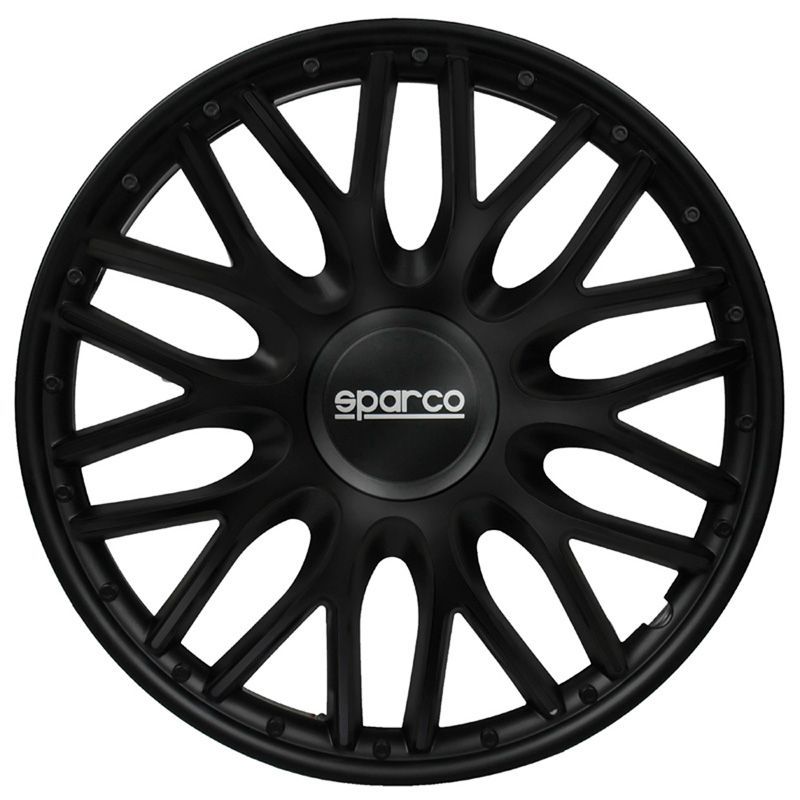Sparco Radzierblenden Roma 16 Zoll Schwarz - Satz mit 4 Stück