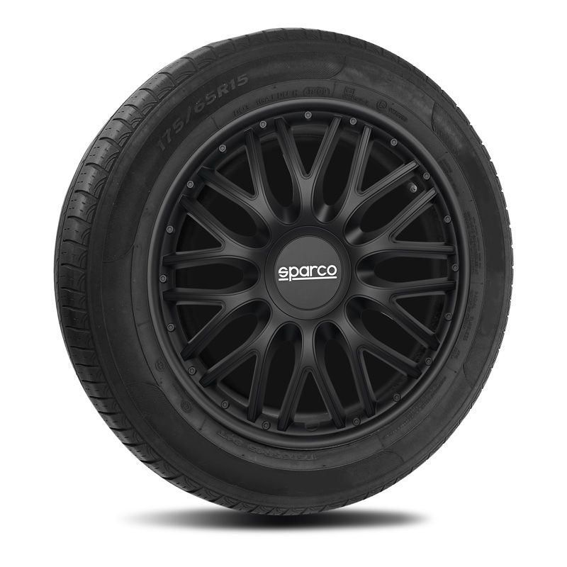 Sparco Radzierblenden Roma 16 Zoll Schwarz - Satz mit 4 Stück
