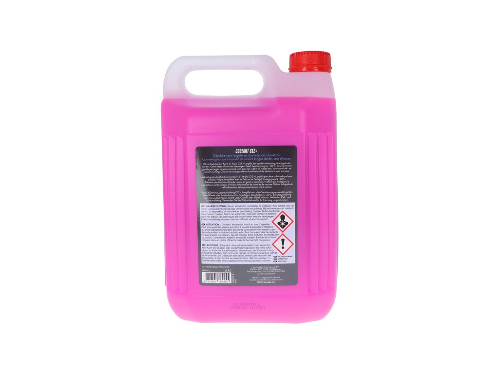 Valma W52 Cooling Fluid G12 + Long Life -30°C 5L