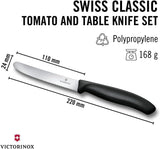 Victorinox Swiss Classic Tomato and Table Knife Set for Everyday Family Dining Serrated Blade in Black, Set of 6 GRAB LIST OF AMAZON SELLERS asinzen