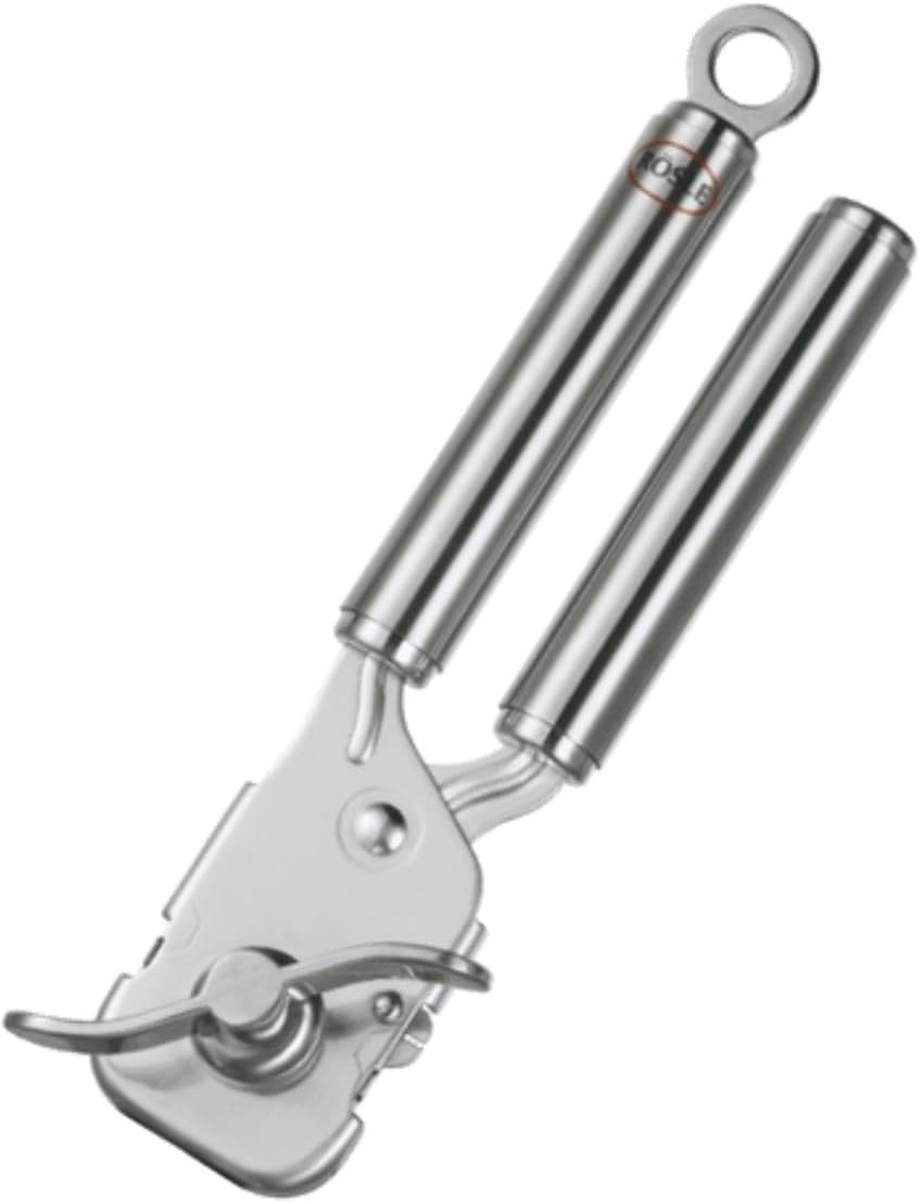Rösle Stainless Steel Can Opener with Pliers Grip, 7-inch