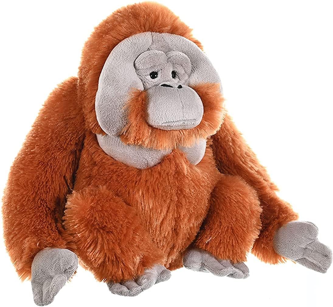 Wild Republic Orangutan Plush, Stuffed Animal, Plush Toy, Gifts for Kids, Cuddlekins 12 Inches