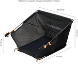Fiskars StaySharp Grass Catcher, Capacity: 18 litres, Black/Orange, 1000592