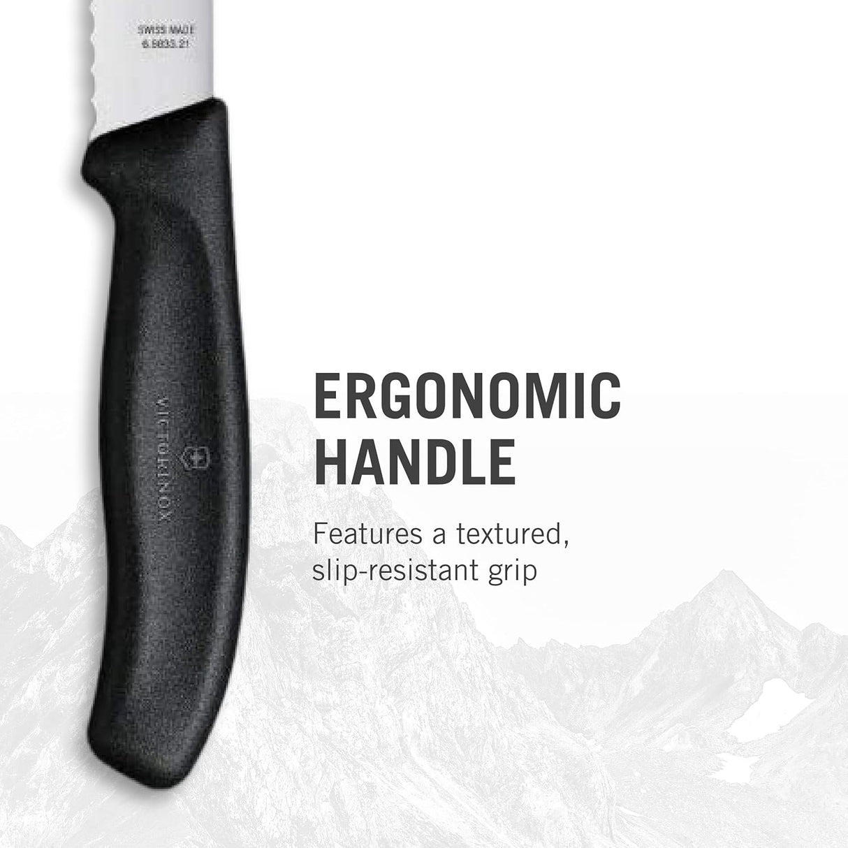 Victorinox Swiss Classic Kitchen Set - Includes Paring Knives, Carving Knife, Bread Knife & More - Premium Kitchen Accessories - Black Handles, 5-Piece Set