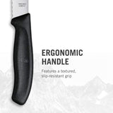 Victorinox Swiss Classic Kitchen Set - Includes Paring Knives, Carving Knife, Bread Knife & More - Premium Kitchen Accessories - Black Handles, 5-Piece Set