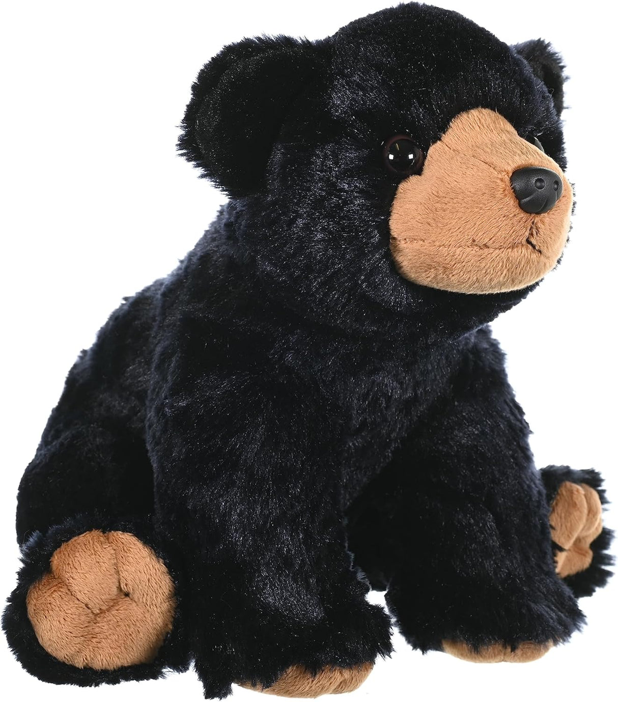 Wild Republic Black Bear Plush, Stuffed Animal, Plush Toy, Gifts for Kids, Cuddlekins 12 Inches