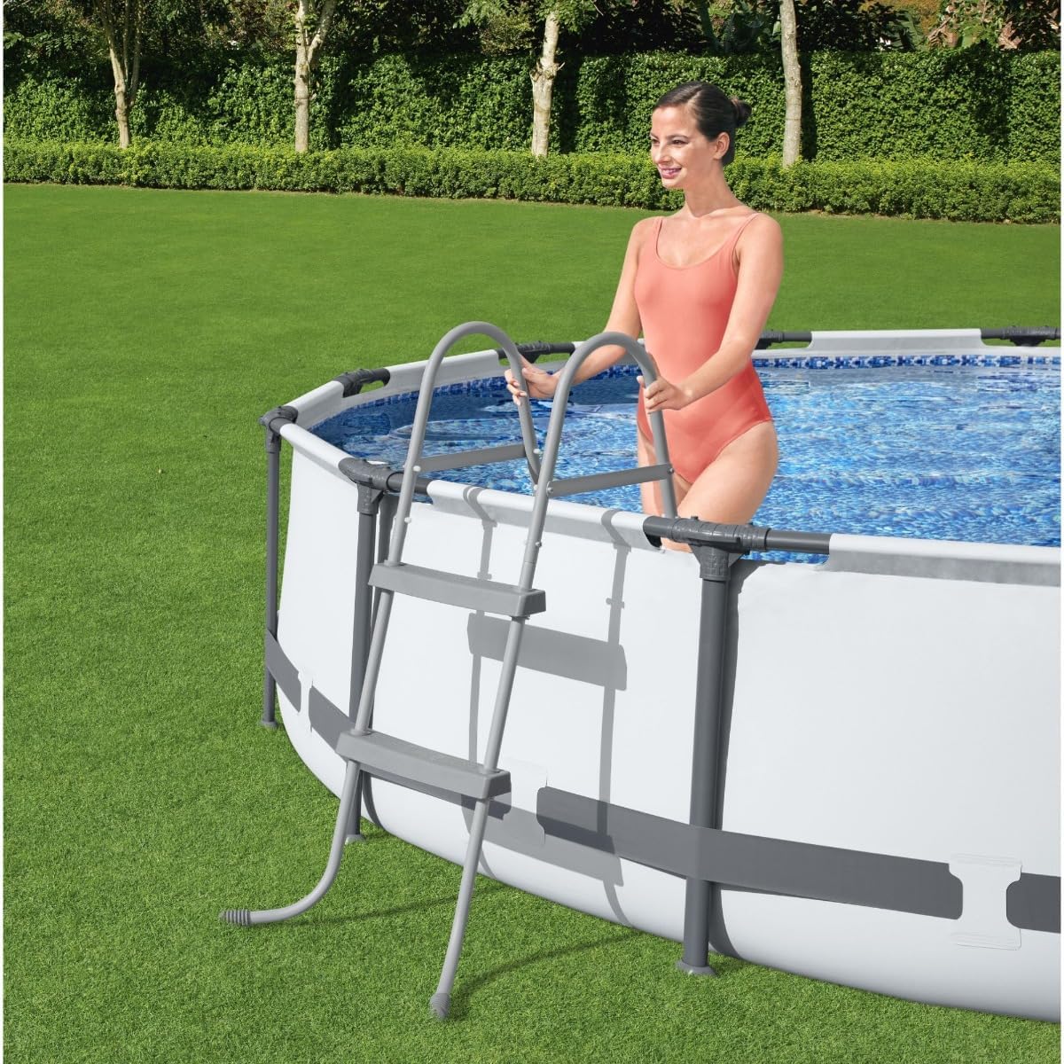 Bestway 33 Inch Above Ground Pool Ladder